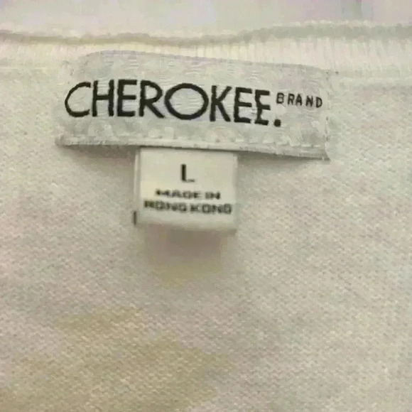 Cherokee Plaid Argyle Sweater,Size L - Picture 2 of 3